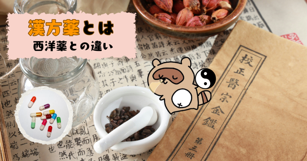 漢方の基本 西洋薬との違い